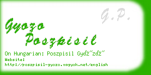 gyozo poszpisil business card